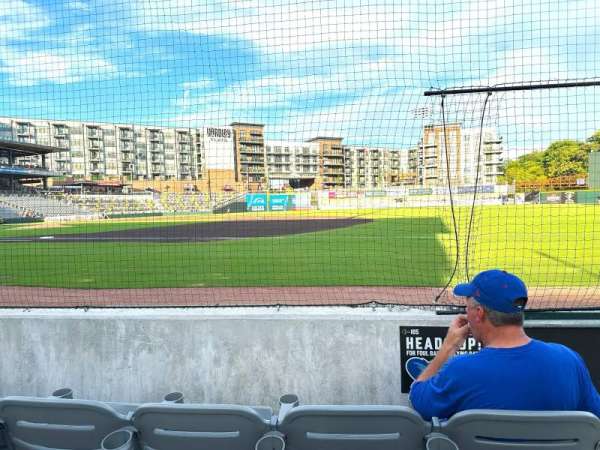 Covenant Health Park, section: 105, row: 2, seat: 1