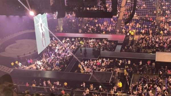 The O2, London, section: 403, row: M, seat: 523