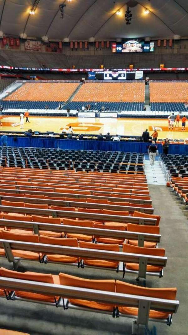 JMA Wireless Dome, section: 108, row: P, seat: 1