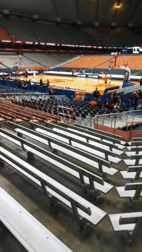 JMA Wireless Dome, section: 106, row: J, seat: 10