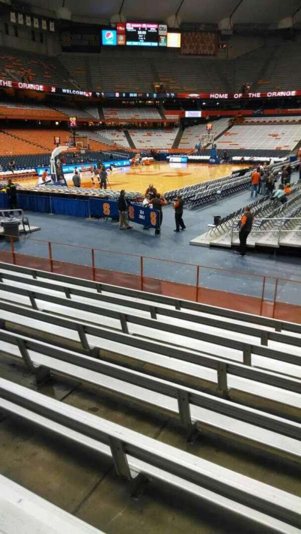 JMA Wireless Dome, section: 102, row: I, seat: 5