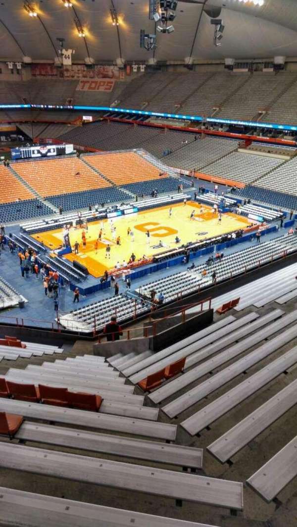JMA Wireless Dome, section: 313, row: R, seat: 16