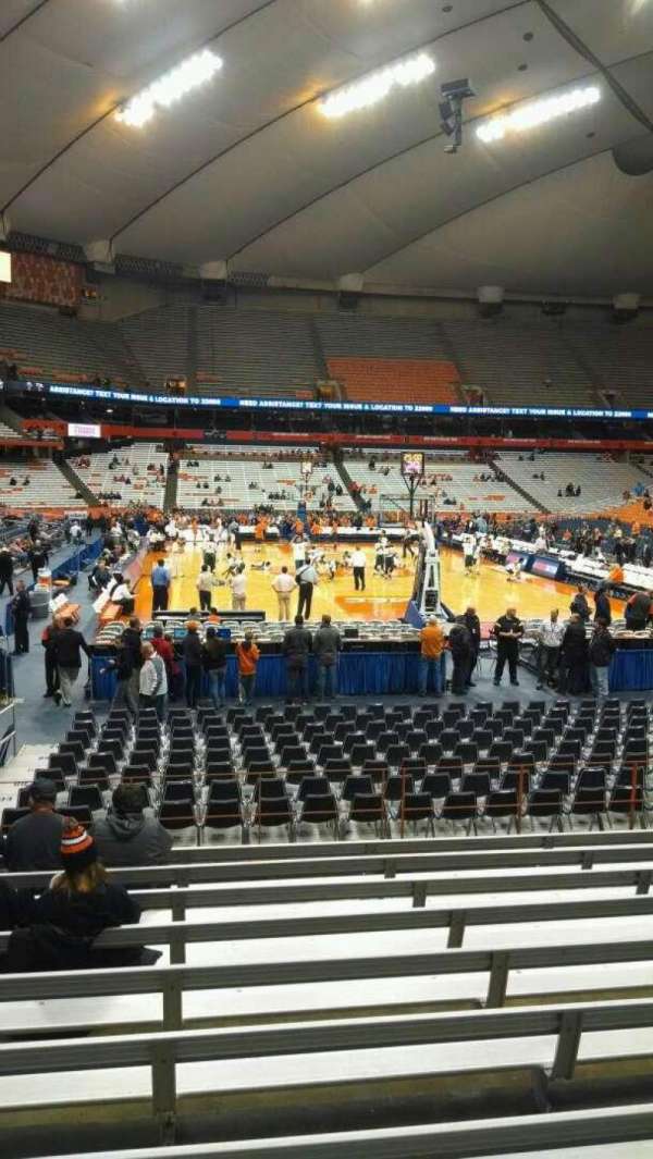 JMA Wireless Dome, section: 103, row: K, seat: 25