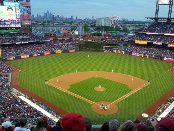 Citizens Bank Park, section: 421, row: 8, seat: 17