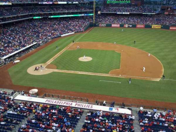 Citizens Bank Park, section: 315, row: 1, seat: 5