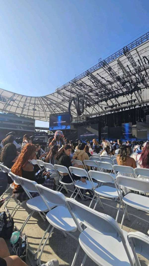 BMO Stadium, section: Floor A3, row: 21, seat: 17