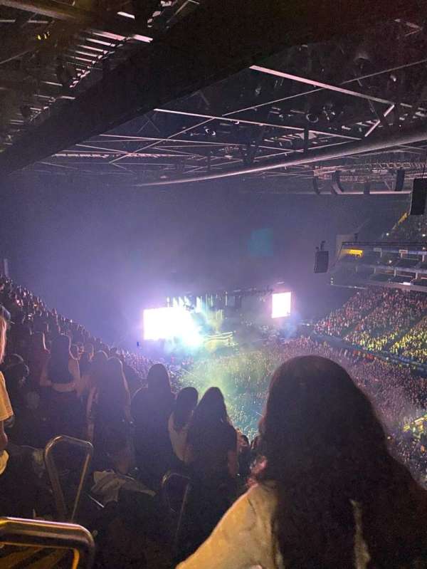 The O2, London, section: 406, row: r, seat: 81