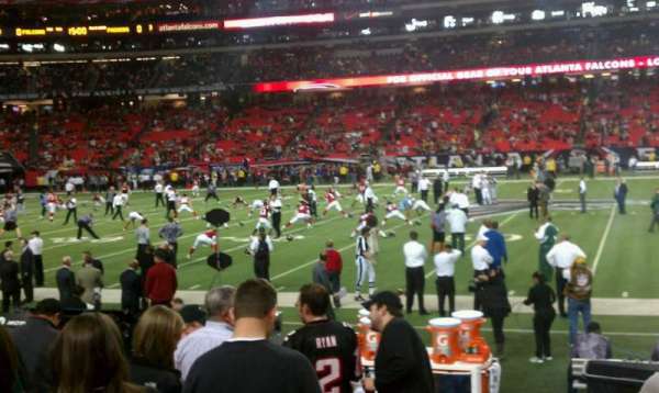 Georgia Dome, section: 115, row: 7, seat: 11