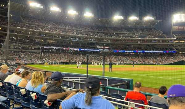 Nationals Park, section: 133, row: F, seat: 4