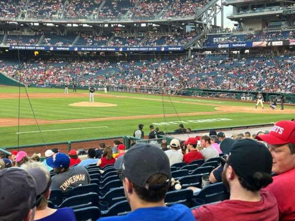 Nationals Park, section: 115, row: T, seat: 18