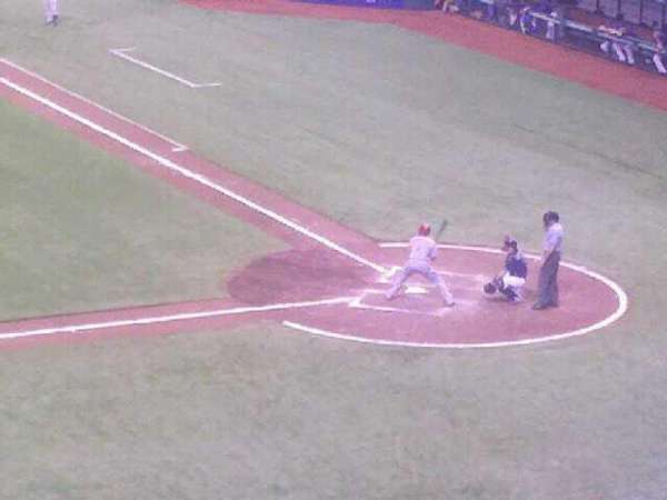 Tropicana Field, section: 211, row: A, seat: 20