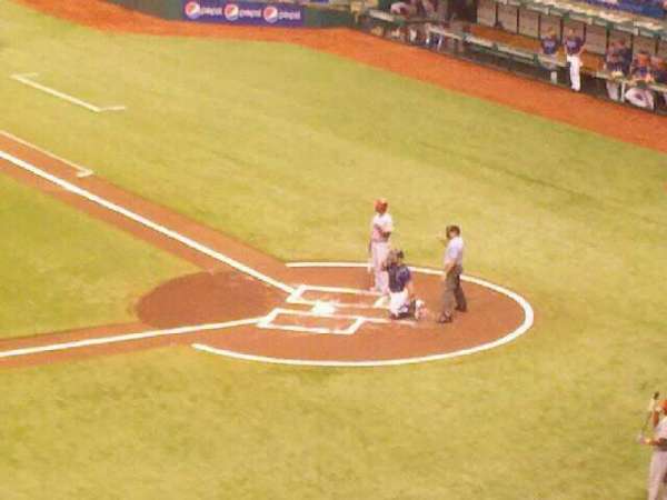 Tropicana Field, section: 211, row: A, seat: 20