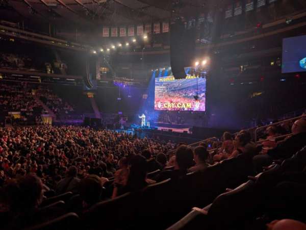 Madison Square Garden, section: 107, row: 8, seat: 11