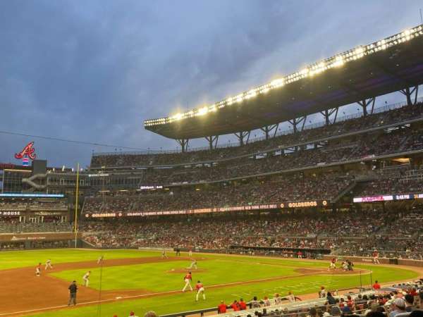 Truist Park, section: 135, row: 8, seat: 9