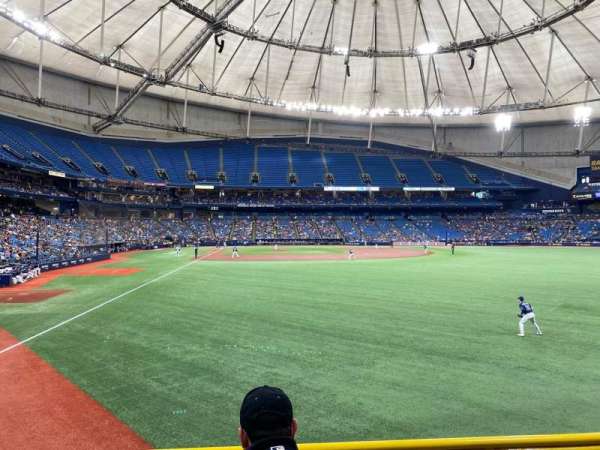 Tropicana Field, section: 142, row: V, seat: 6