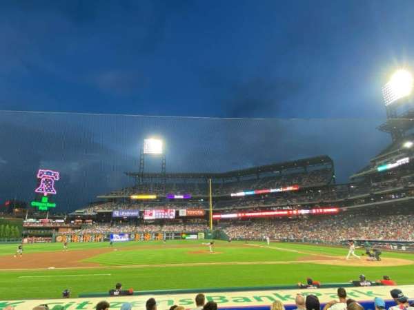 Citizens Bank Park, section: 130, row: 8, seat: 12