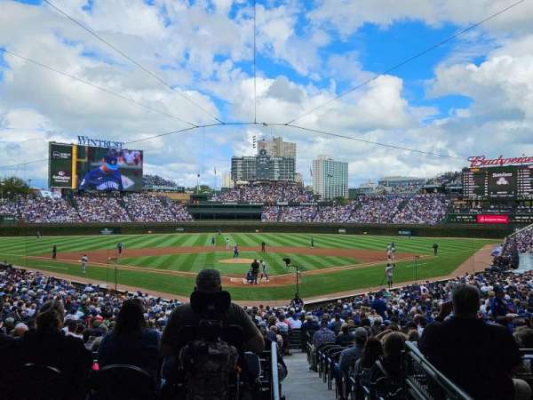 Wrigley Field, section: 217, row: 1, seat: 6