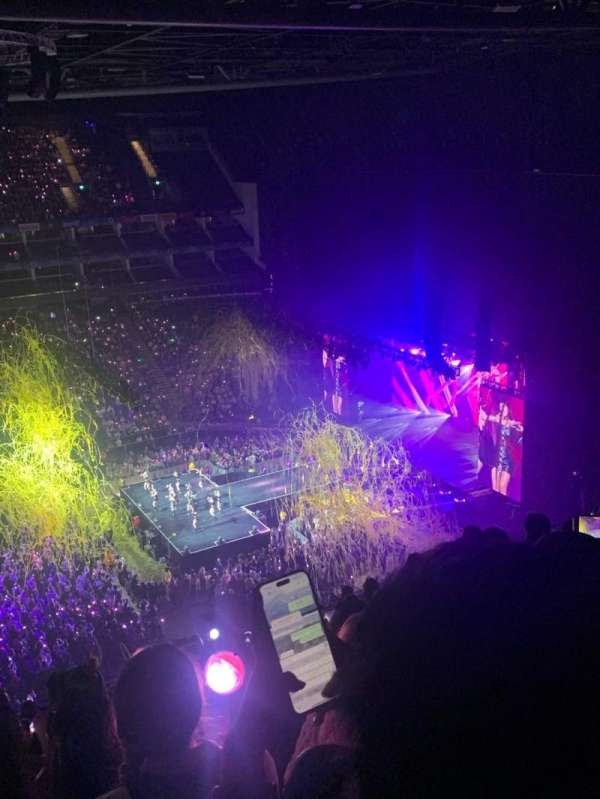 The O2, London, section: 419, row: M, seat: 908