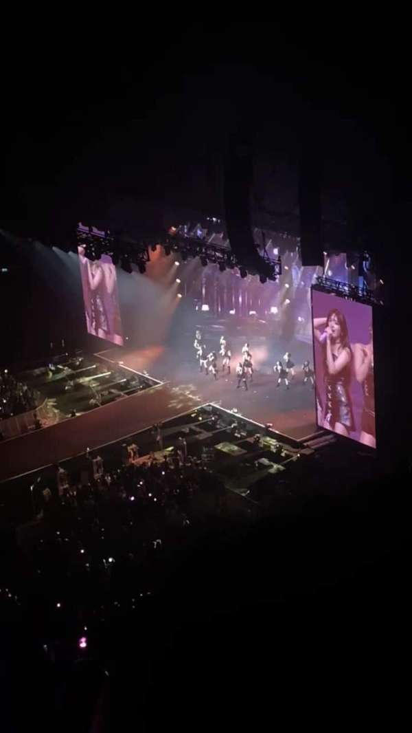 The O2, London, section: 419, row: M, seat: 908