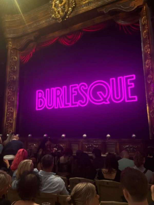 Savoy Theatre, section: Stalls, row: E, seat: 4