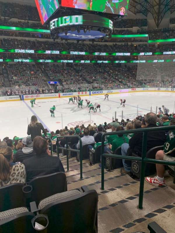 American Airlines Center, section: 108, row: R, seat: 2