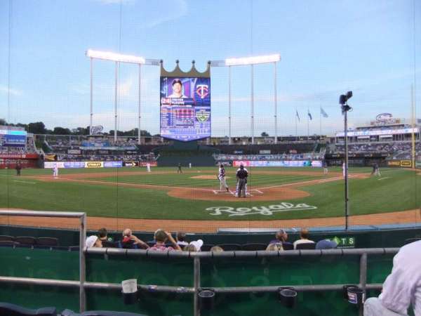 Kauffman Stadium, section: 127, row: C