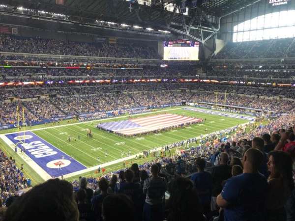 Lucas Oil Stadium, section: 446, row: 10, seat: 15