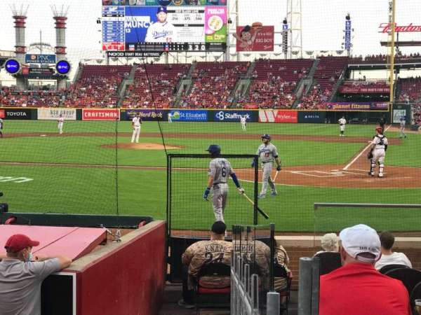 Great American Ball Park, section: 120, row: M, seat: 6