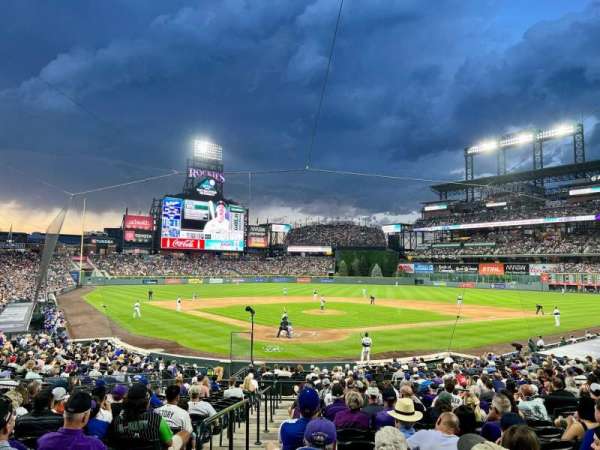 Coors Field, section: 129, row: 24, seat: 10