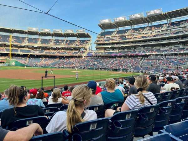 Nationals Park, section: 113, row: S, seat: 12