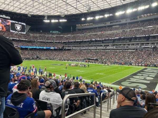 Allegiant Stadium, section: 106, row: 22, seat: 20
