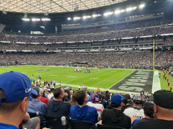 Allegiant Stadium, section: 107, row: 23, seat: 2