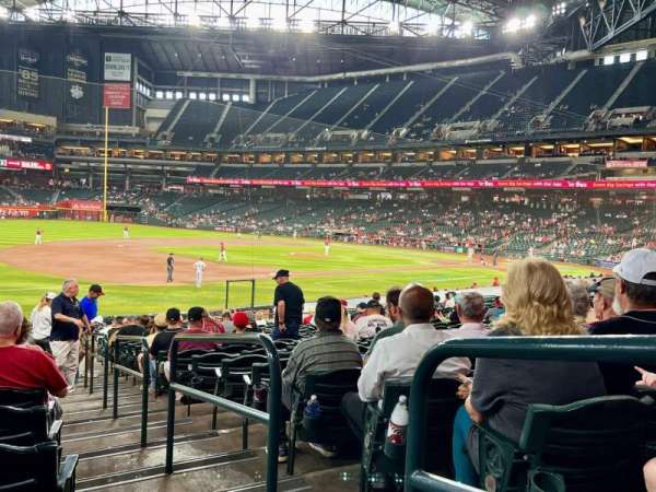 Chase Field, section: 131, row: 25, seat: 1