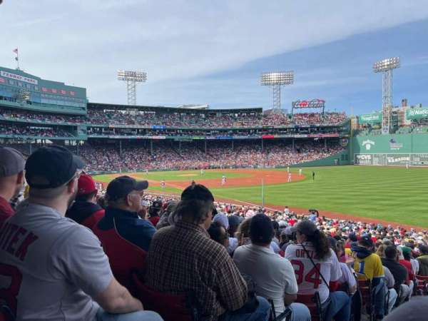 Fenway Park, section: Right Field Box 94, row: XX, seat: 26