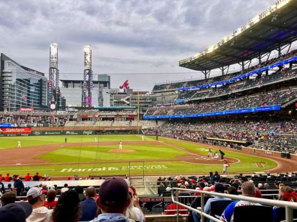Truist Park, section: 131, row: 7, seat: 1