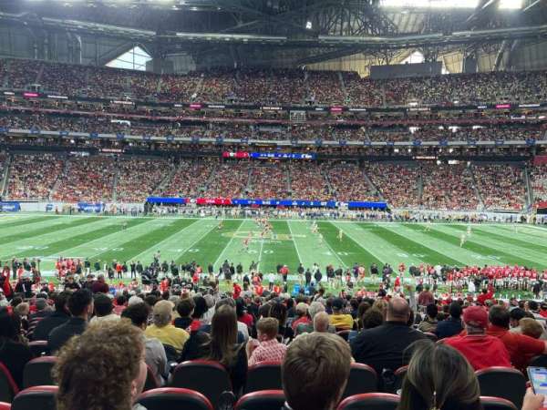 Mercedes-Benz Stadium, section: C128, row: 22, seat: 8
