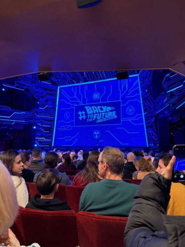 Adelphi Theatre, section: Stalls, row: O, seat: 8