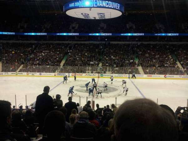 Rogers Arena, section: 117, row: 19, seat: 3
