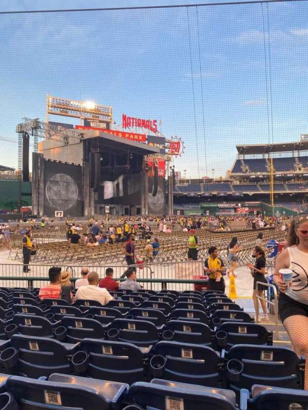 Nationals Park, section: 111, row: K, seat: 2