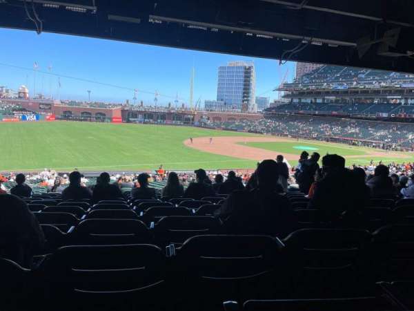 Oracle Park, section: 128, row: 38, seat: 9