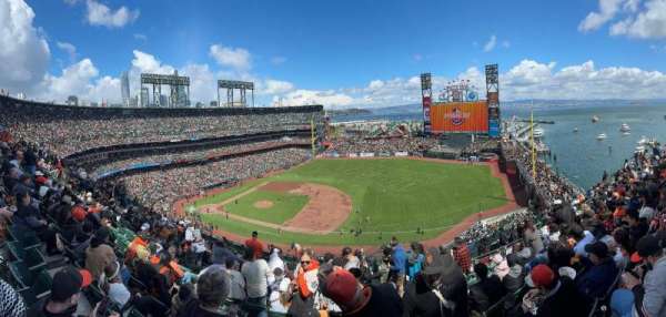 Oracle Park, section: VR305, row: 8, seat: 1
