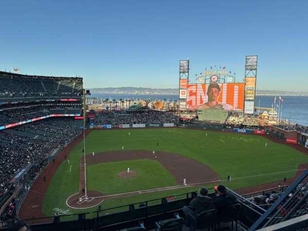 Oracle Park, section: VR311, row: 1, seat: 9