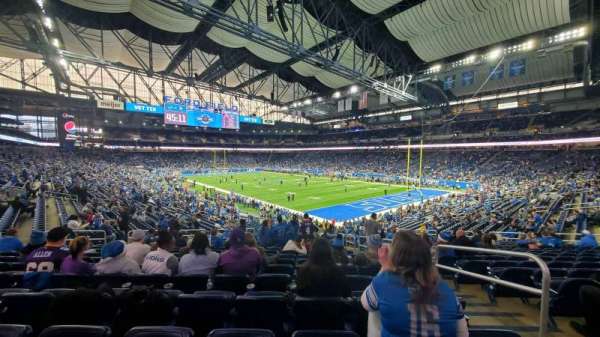 Ford Field, section: 112, row: 33, seat: 23