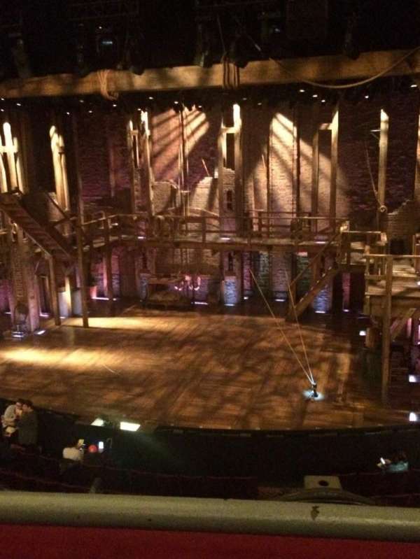 Richard Rodgers Theatre, section: Front Mezzanine R, row: A, seat: 4