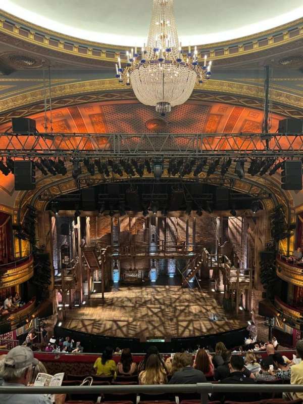 Richard Rodgers Theatre, section: Rear Mezzanine C, row: G, seat: 109