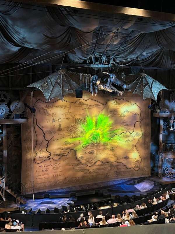 Gershwin Theatre, section: Front Mezzanine L, row: A, seat: 11