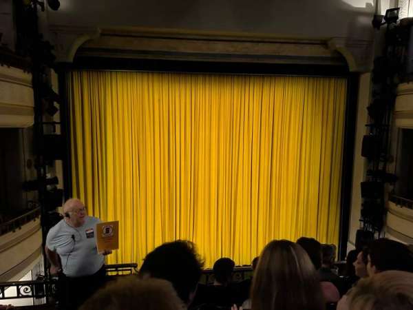 Fortune Theatre, section: Dress Circle, row: E, seat: 6