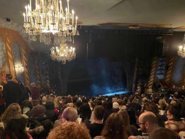 Lunt-Fontanne Theatre, section: Rear Mezzanine LC, row: M, seat: 123