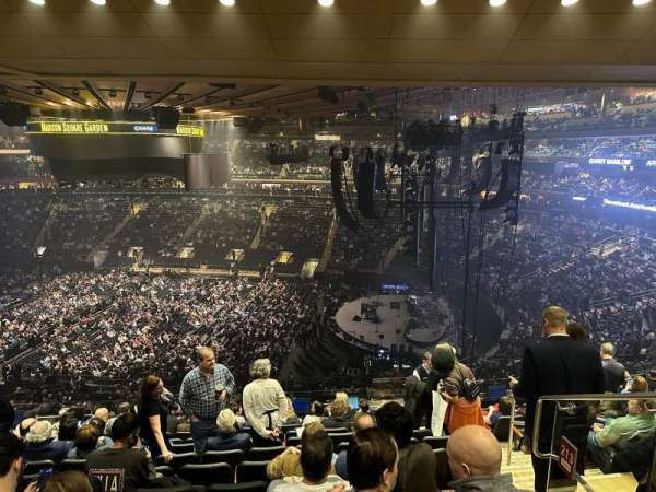 Madison Square Garden, section: 213, row: 11, seat: 15