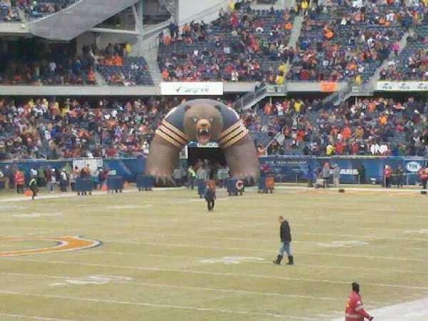 Soldier Field, section: 119, row: 18, seat: 3